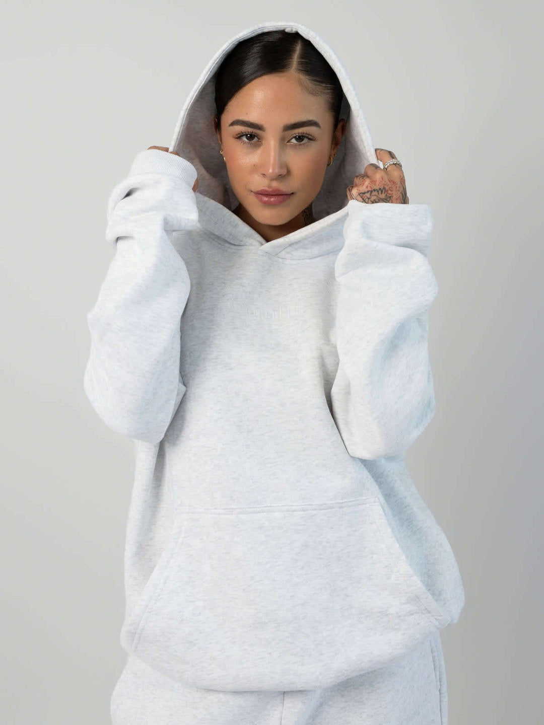 Women's casual sweatpants with high waistband, side pockets and elastic cuffs Mune Fashion