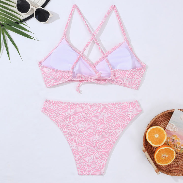 Ladies bikini set with floral design and comfortable fit Mune Fashion
