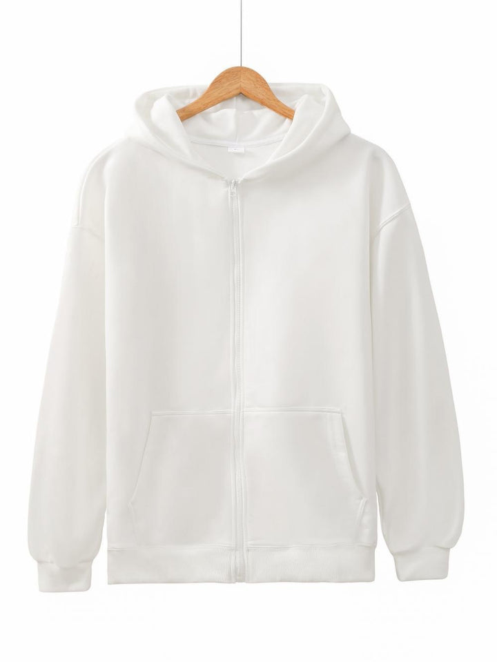 Unisex nan lightweight zip hoodie with brushed inner French terry, flat seams and kangaroo pockets Mune Fashion