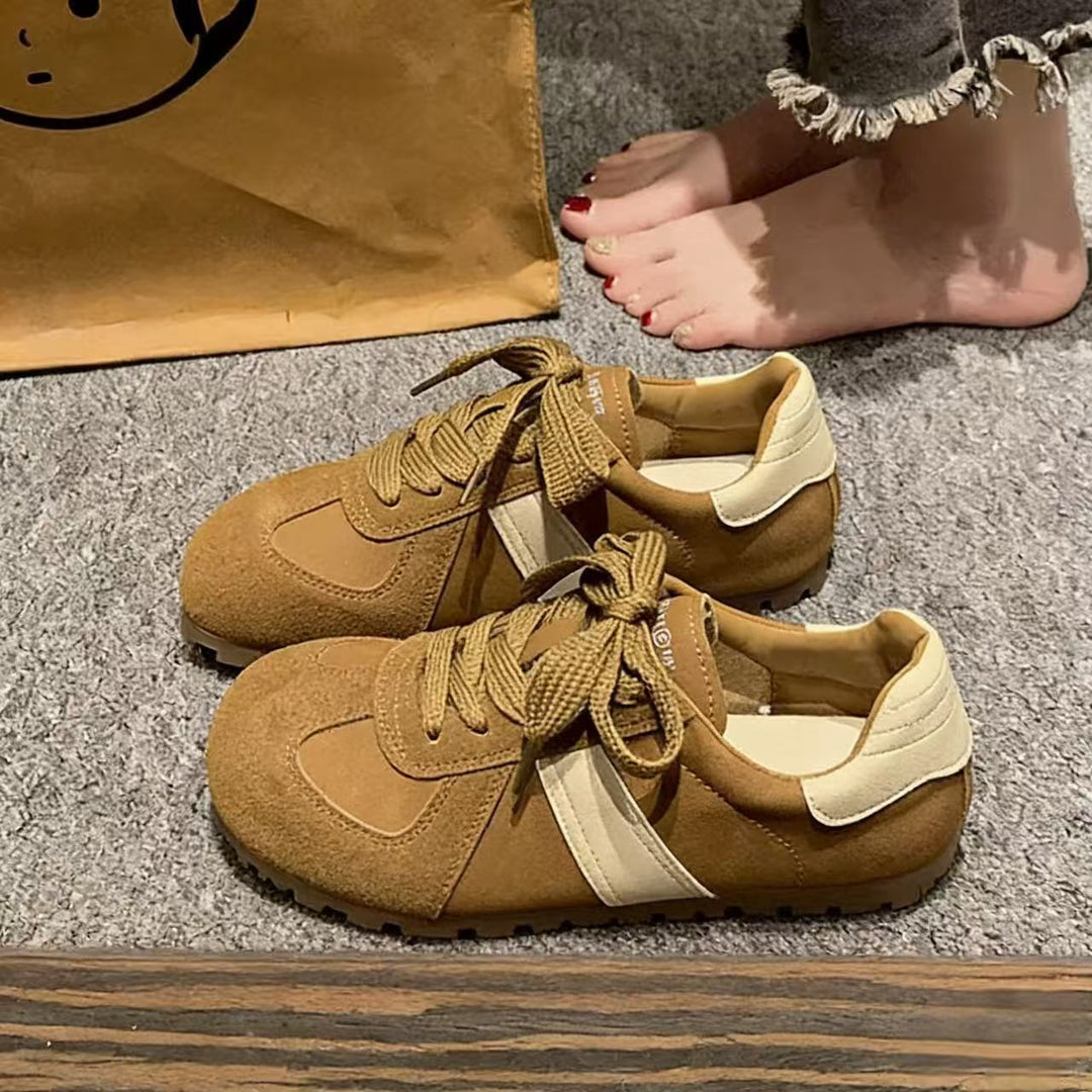 Women's casual sneakers made of high-quality suede with comfortable sole Mune Fashion