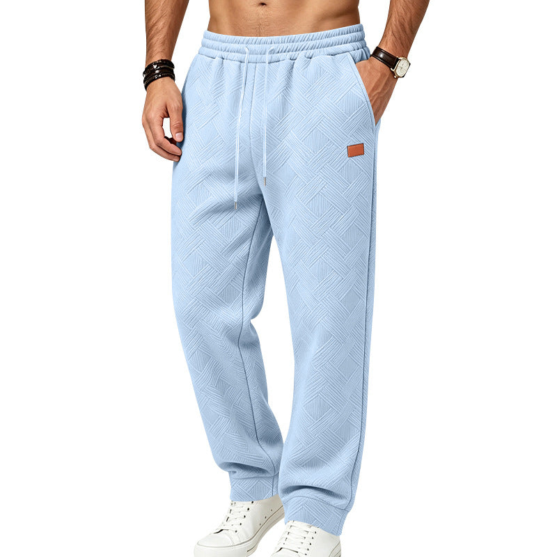 Men's Casual Structured Jogging Pants with Drawstring and Side Pockets Mune Fashion
