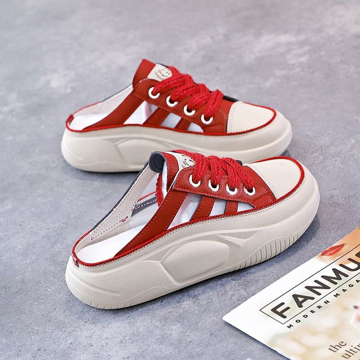 Women’s Sporty Slip-On Sneakers with Breathable Design and Padded Sole Mune Fashion