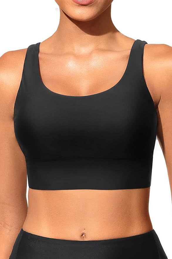 Women's sporty crop top with classic stripes Mune Fashion