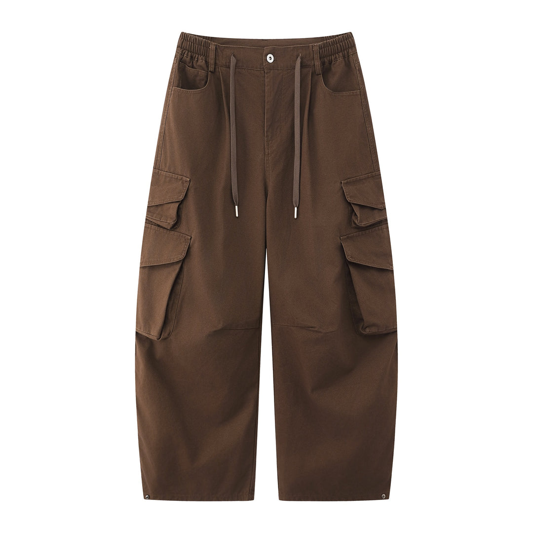 Ladies Utility Cargo Culotte with wide leg, elastic waistband and flap pockets Mune Fashion