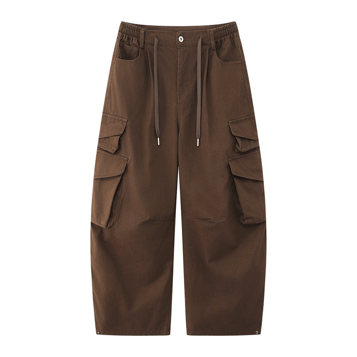 Ladies Utility Cargo Culotte with wide leg, elastic waistband and flap pockets Mune Fashion