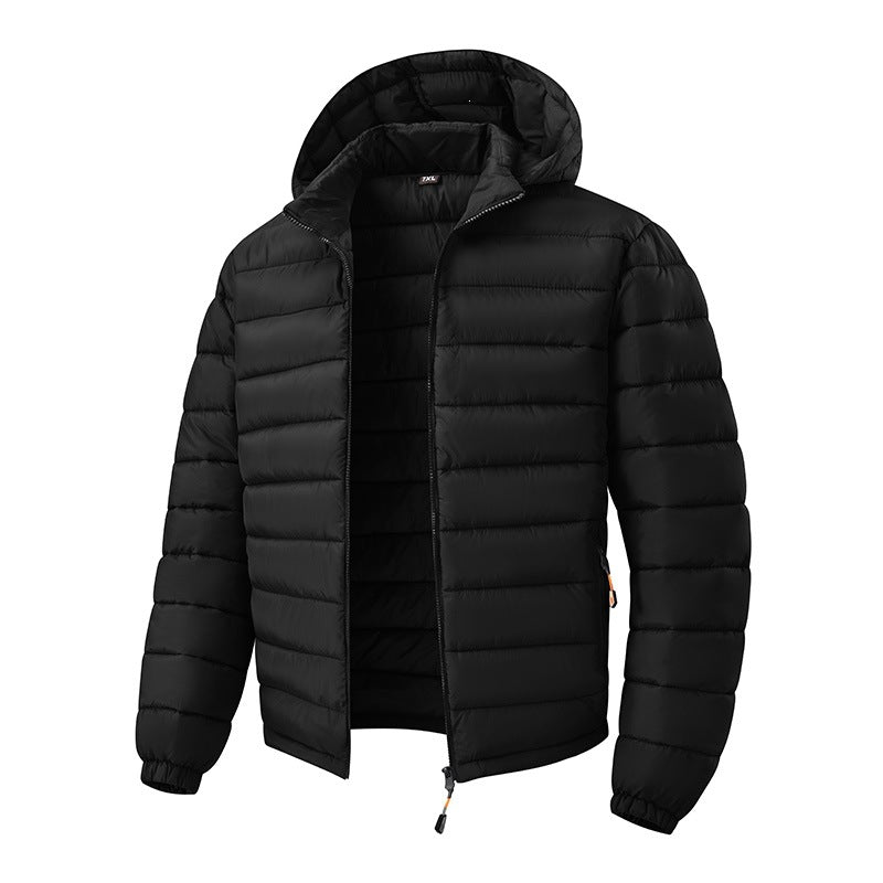 Men's Ultra-Light Quilted Jacket with Hood and Thermal Insulation Mune Fashion