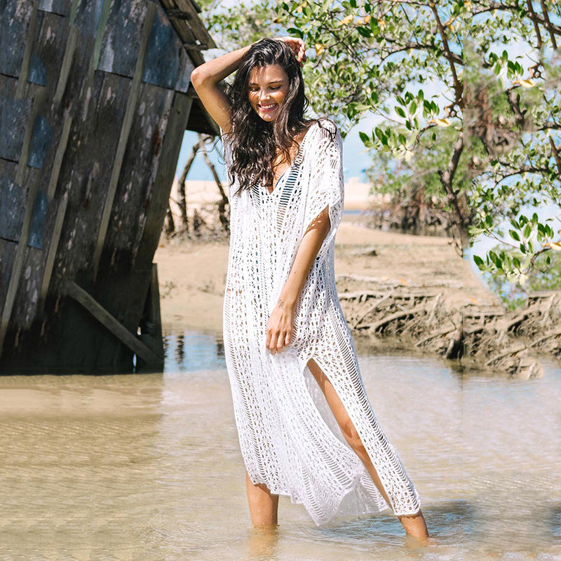 Women's airy crochet beach cover-up Mune Fashion