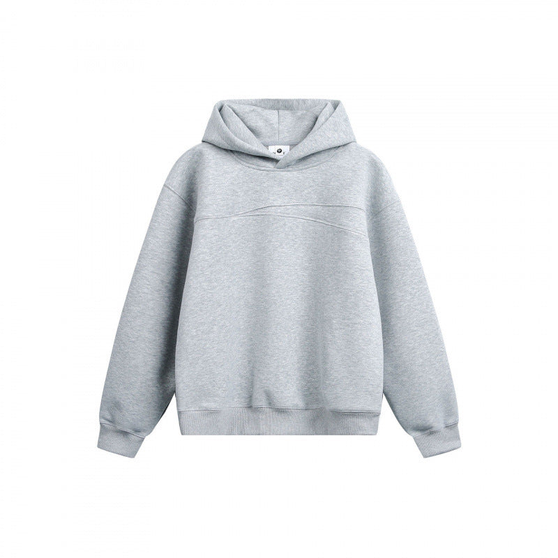 Unisex Oversize Hoodie made of cotton blend with minimalist seam details Mune Fashion