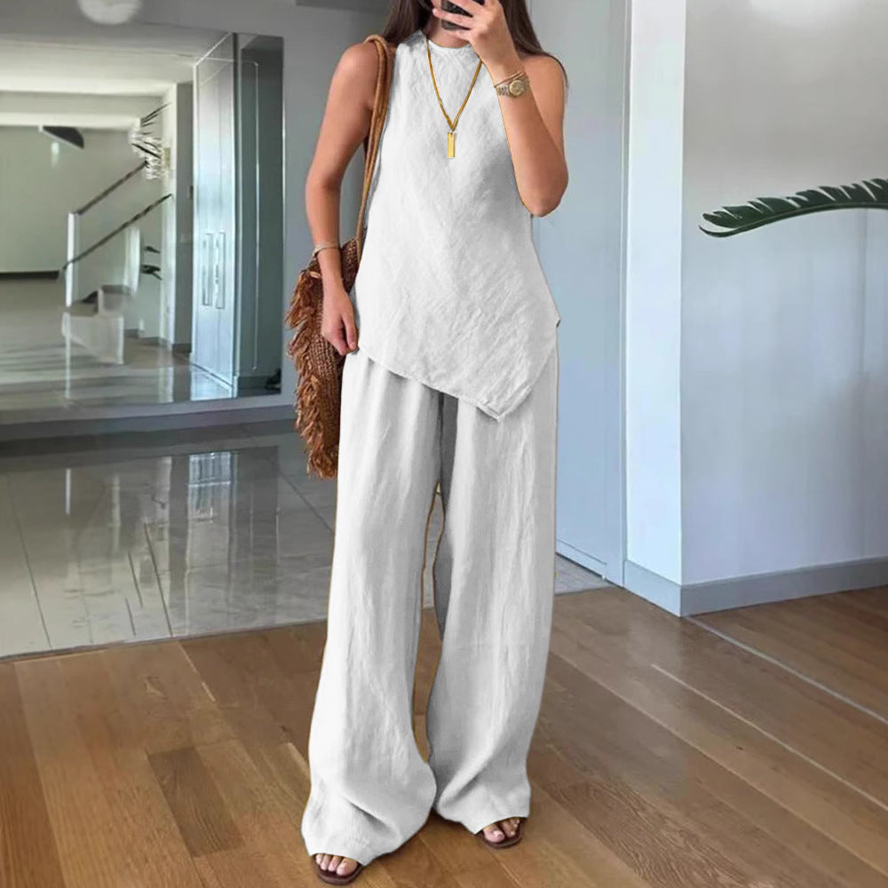 Ladies Lightweight and Flowing Two-Piece Set Mune Fashion