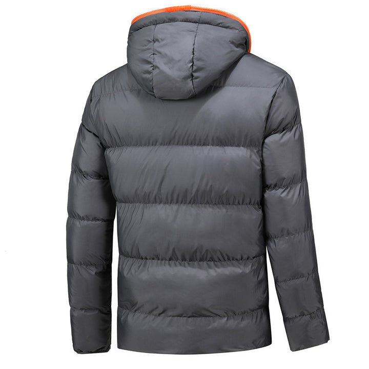 Men's Lightweight Puffer Jacket with Hood, Thermo Insulation and Windproof Outer Shell Mune Fashion