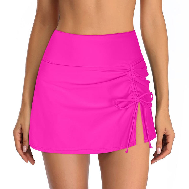 Women's wrap skirt with side gathering element Mune Fashion