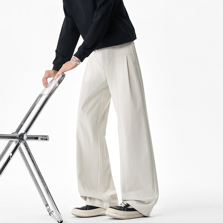 Women Elegant High-Waisted Trousers Mune Fashion