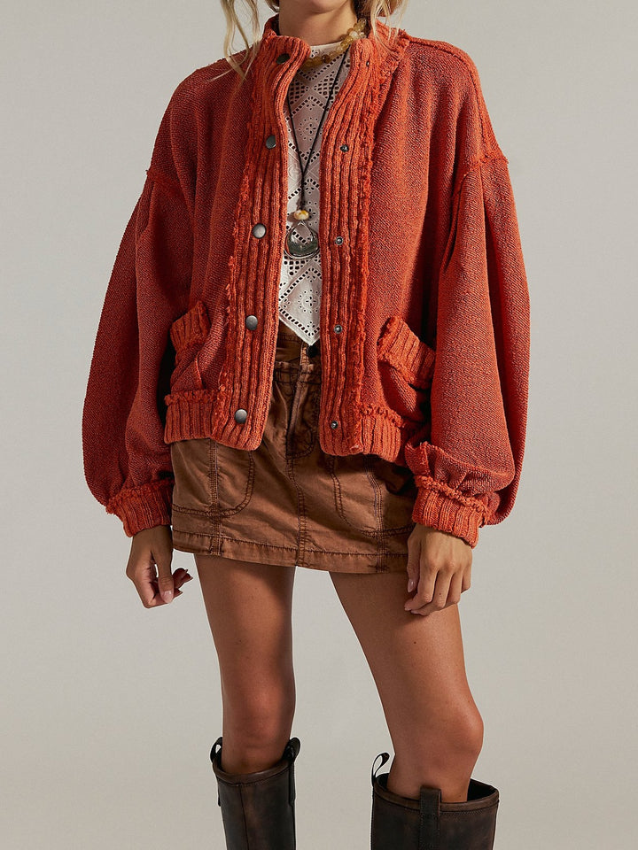Women's Fashion Cardigan with Button Details