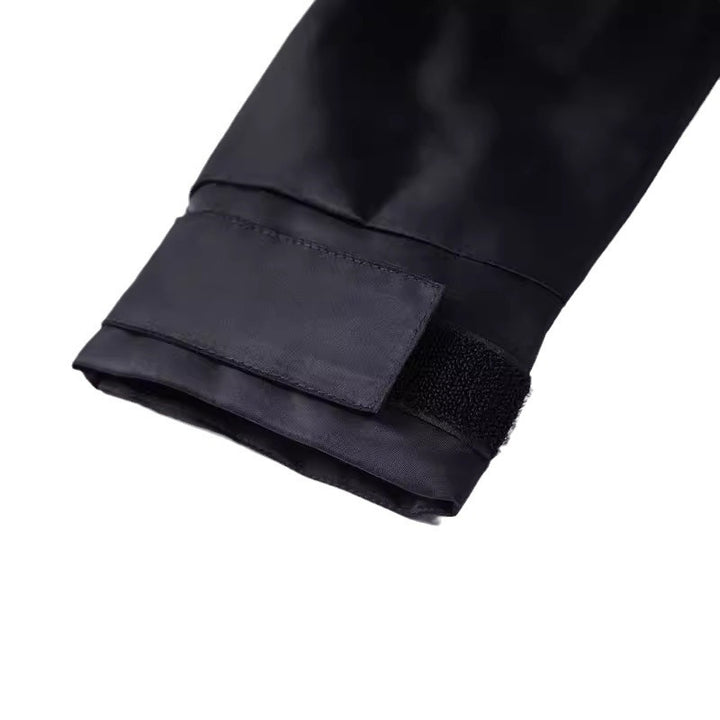 Men's water-repellent utility blouson with stand-up collar, kangaroo and flap pockets Mune Fashion