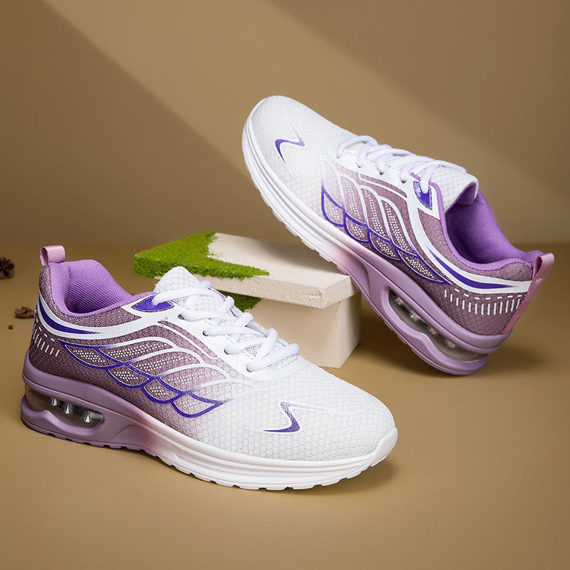 Women's breathable running sneakers with air chamber cushioning and padded memory footbed Mune Fashion