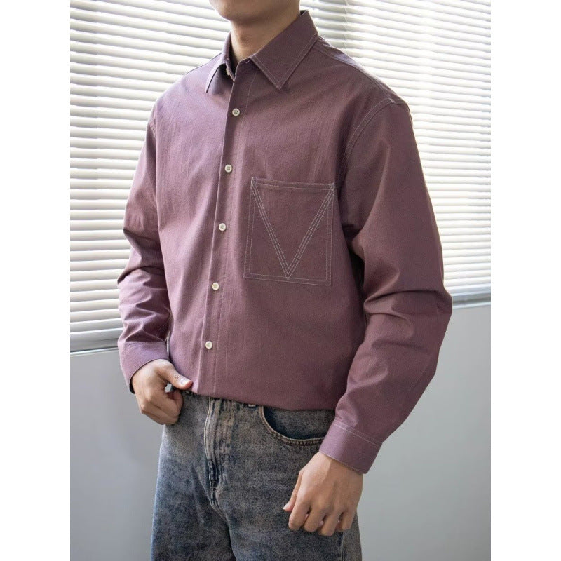 Men's Casual Shirt with Pockets Mune Fashion
