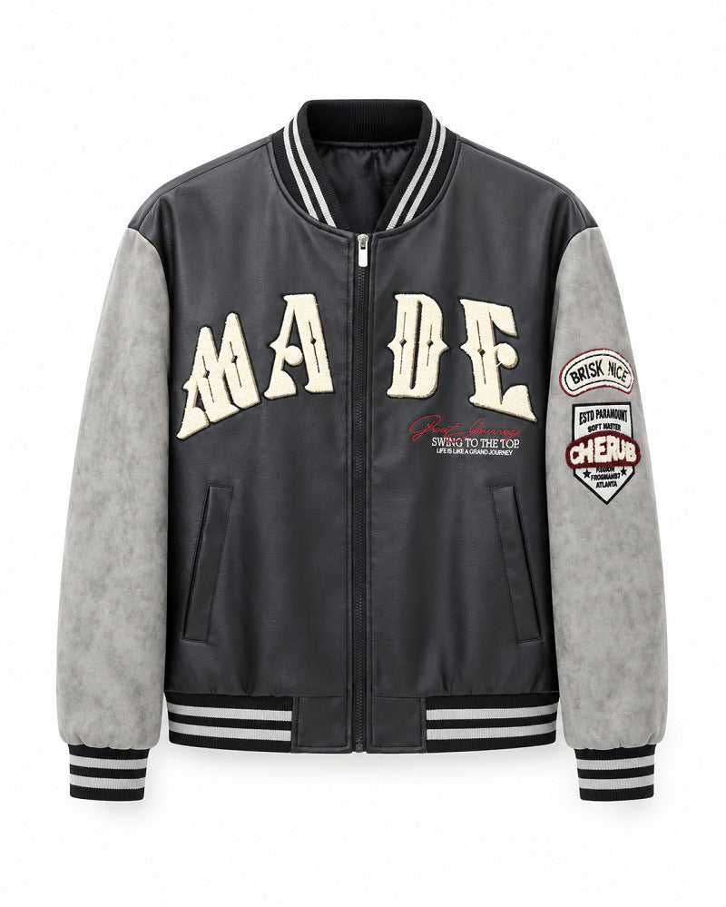 Women Fashionable Casual Bomber Jacket Mune Fashion