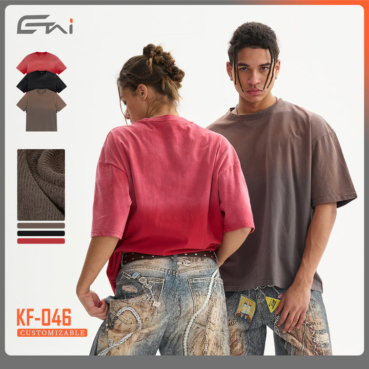 Men's Oversized Cotton T-Shirt with Crew Neck and Soft Vintage Effect Mune Fashion