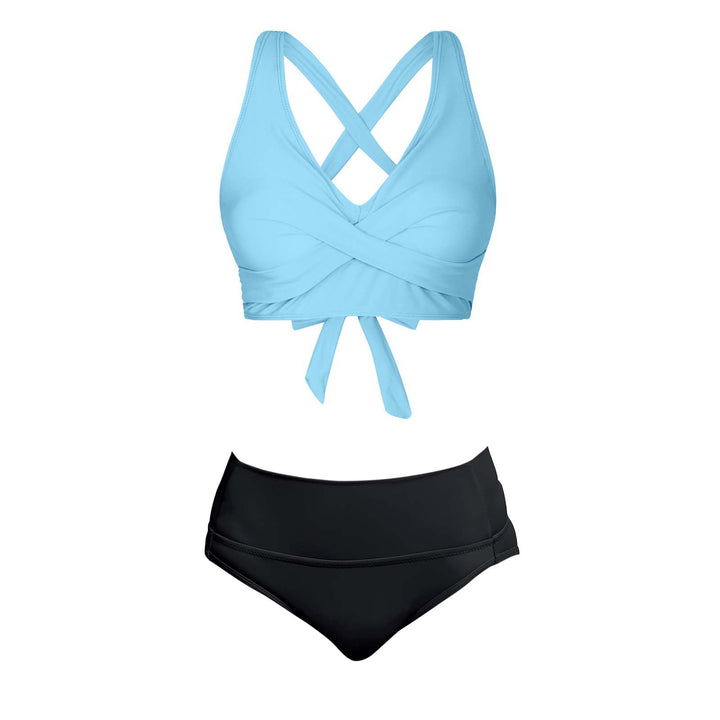 Women's Two-Piece Swimsuit with Floral Design Mune Fashion