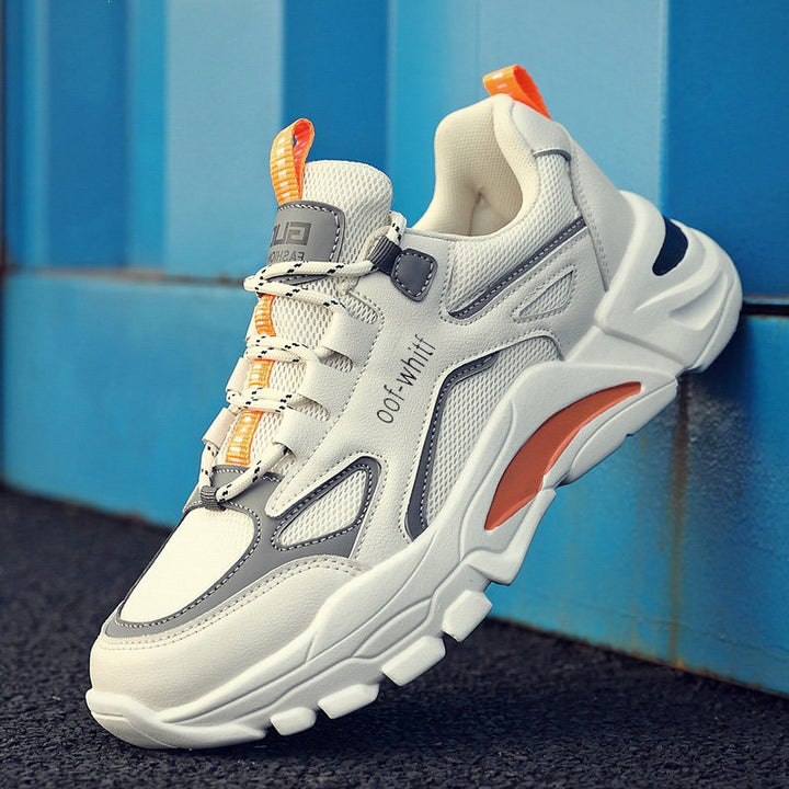 Men's Sporty Sneakers with Durable Upper Material Mune Fashion