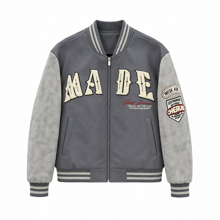 Women Fashionable Casual Bomber Jacket Mune Fashion