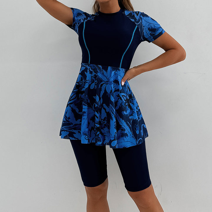 Women's sporty swimwear with covering skirt Mune Fashion