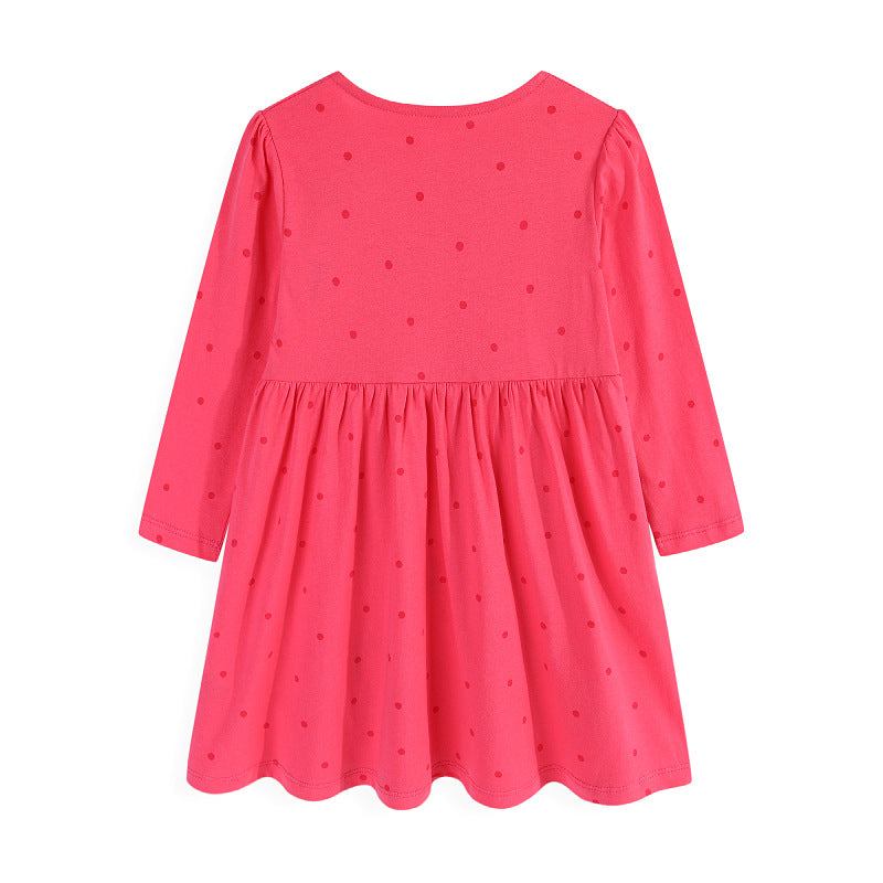 Girls dress with colorful unicorn and flower embroideries Mune Fashion