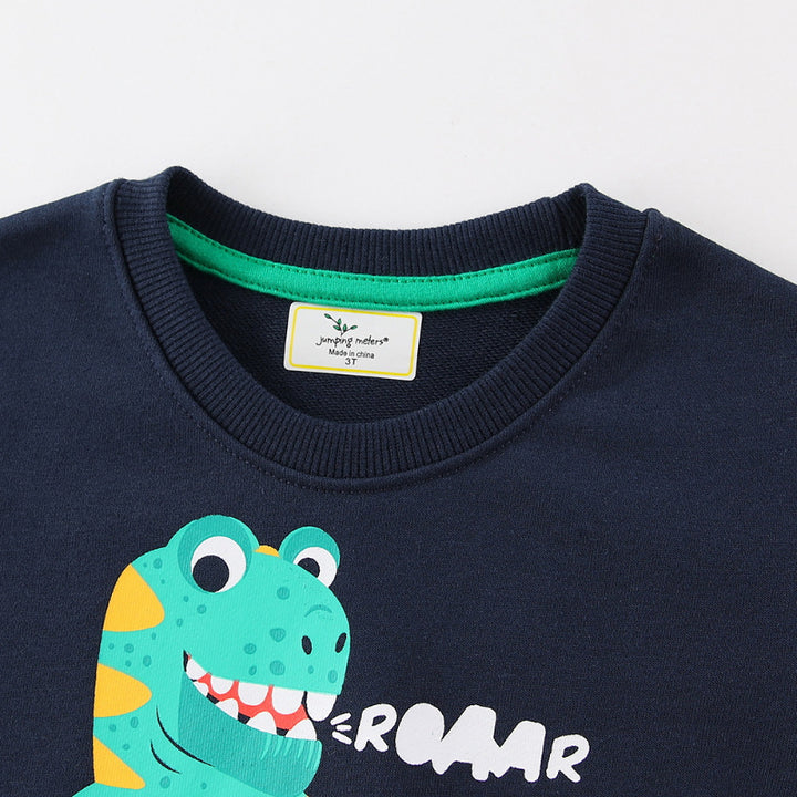 Boys sweatshirt with funny dinosaur motif Mune Fashion