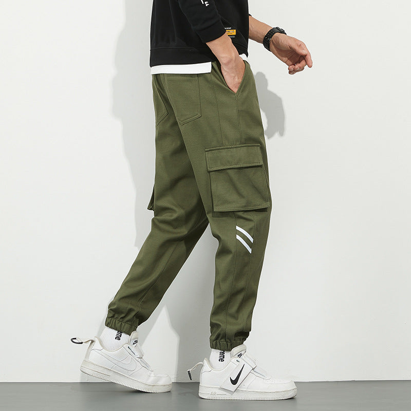 Men's Urban Camouflage Jogger with Utility Pockets and Elastic Ankle Hem Mune Fashion
