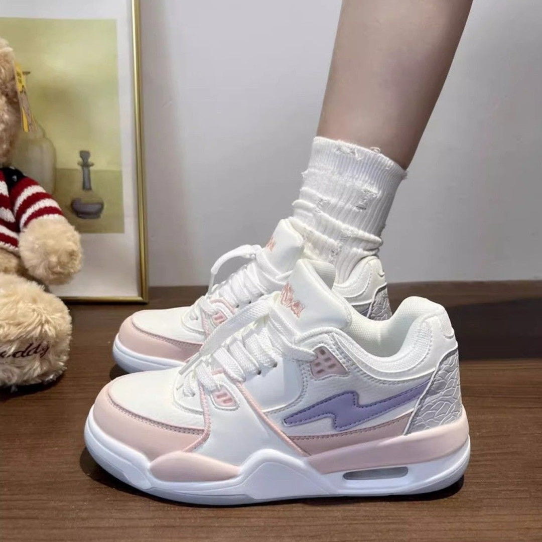 Women's Sporty Sneakers with Breathable Upper Material and Cushioning Properties Mune Fashion