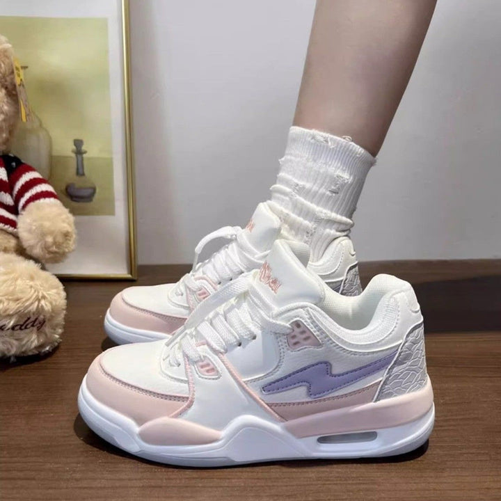 Women's Sporty Sneakers with Breathable Upper Material and Cushioning Properties Mune Fashion