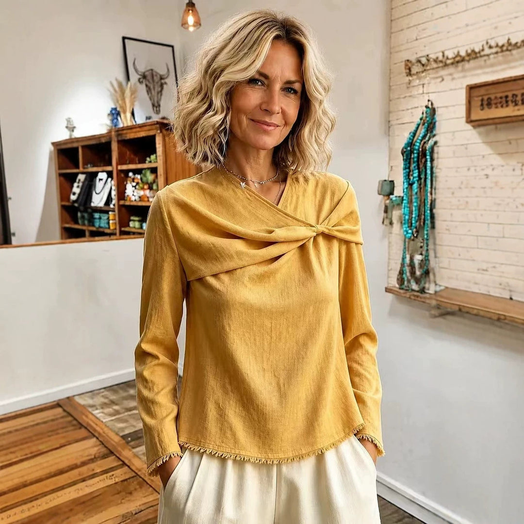 Ladies Elegant and Comfortable Blouse Mune Fashion