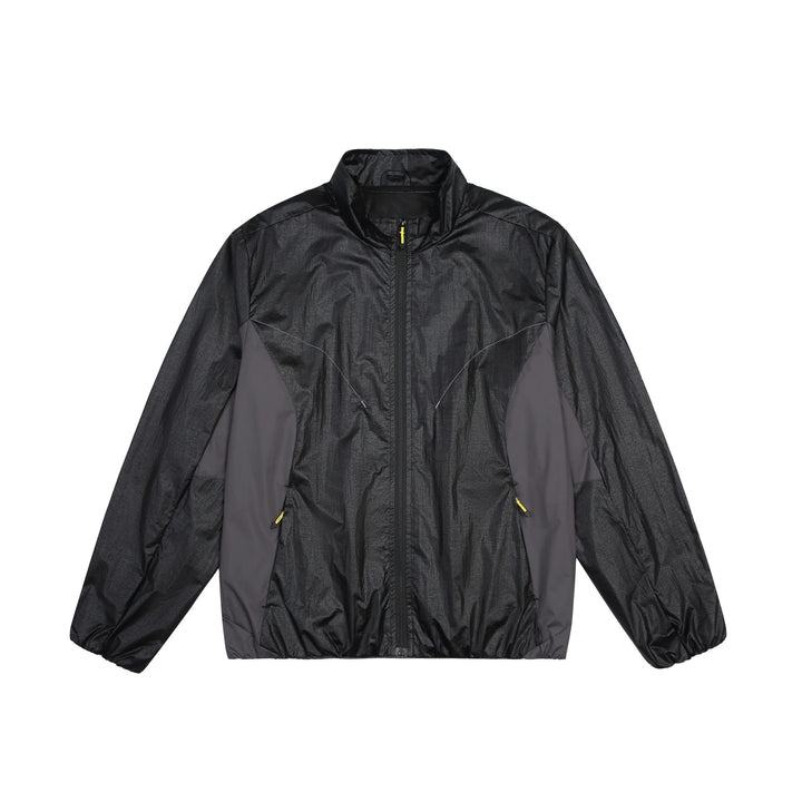 Women's Ultralight Running and Wind Jacket with Stand-Up Collar and Mesh Lining Mune Fashion