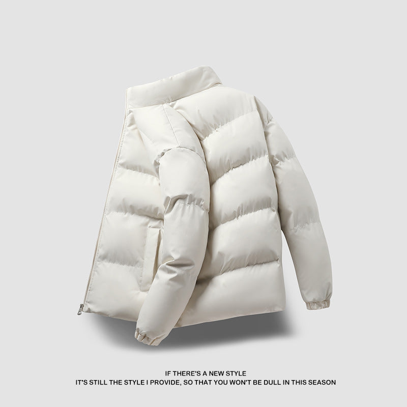 Men's quilted jacket with warming thermal padding and stand-up collar Mune Fashion