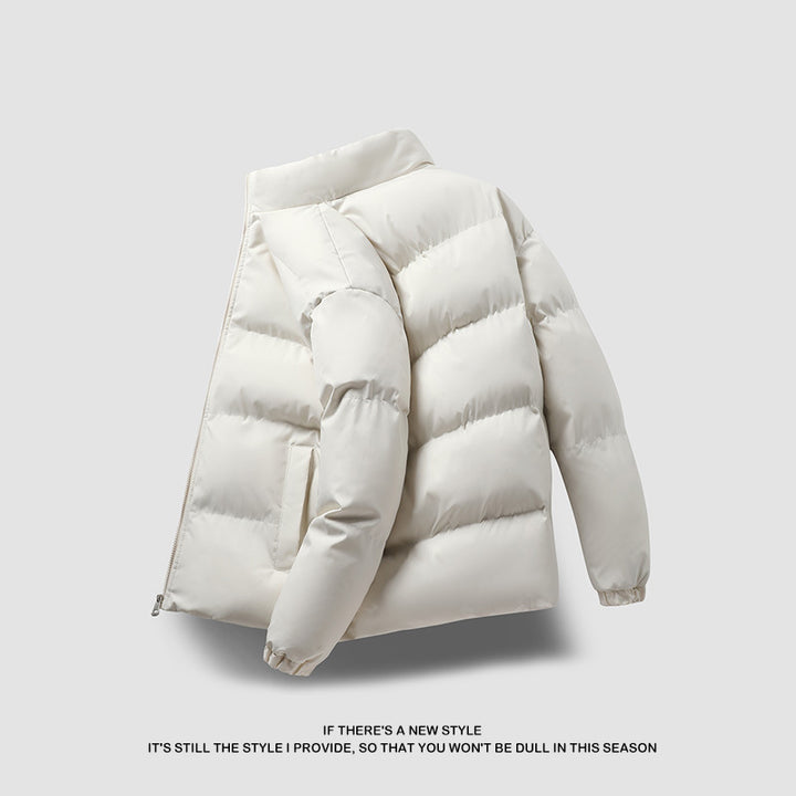 Men's quilted jacket with warming thermal padding and stand-up collar Mune Fashion