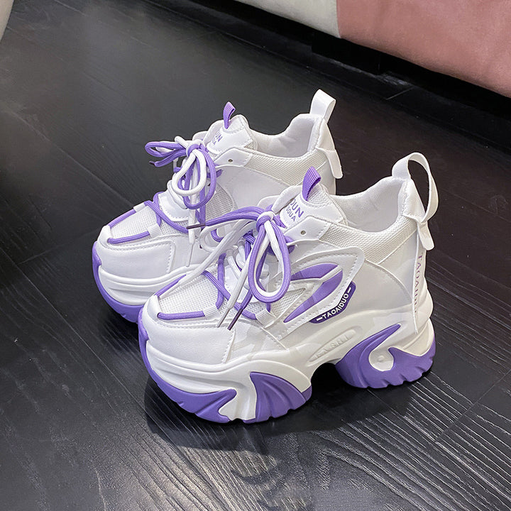 Women's chunky platform sneaker with sculptural profile sole Mune Fashion