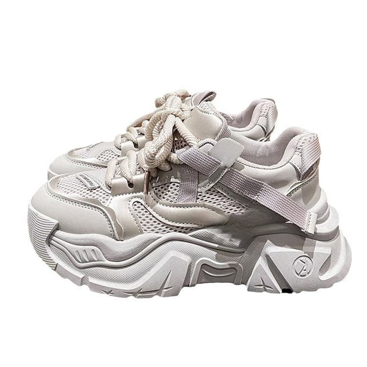 Women's fashionable chunky sneakers with breathable mesh structure and sturdy sole Mune Fashion