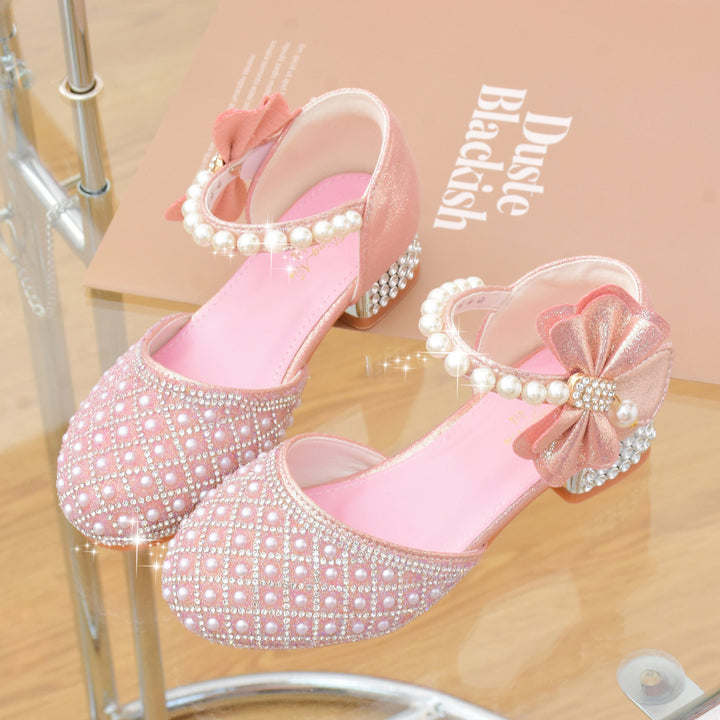 Girls' ballerinas with pearl and rhinestone embellishments Mune Fashion