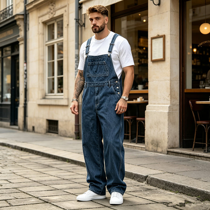 Men's Casual Jeans Overalls Mune Fashion