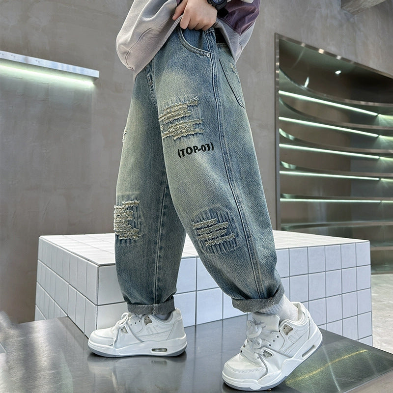 Unisex casual, destroyed Baggy jeans Mune Fashion
