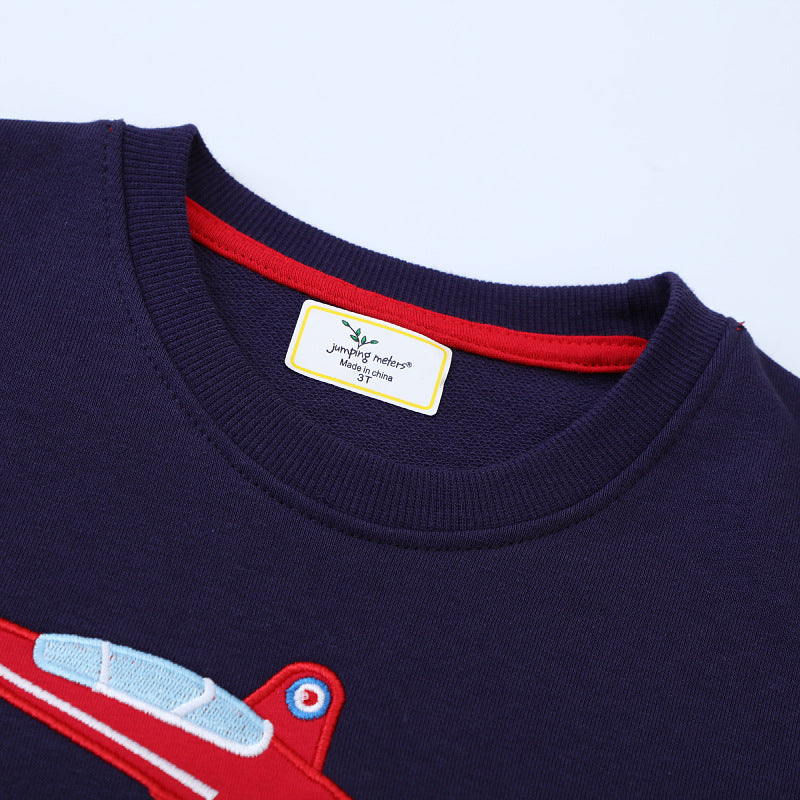 Boys sweatshirt with exciting airplane design Mune Fashion