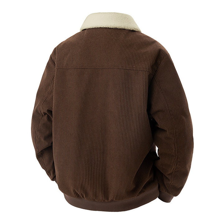 Men's stylish utility jacket with teddy collar Mune Fashion