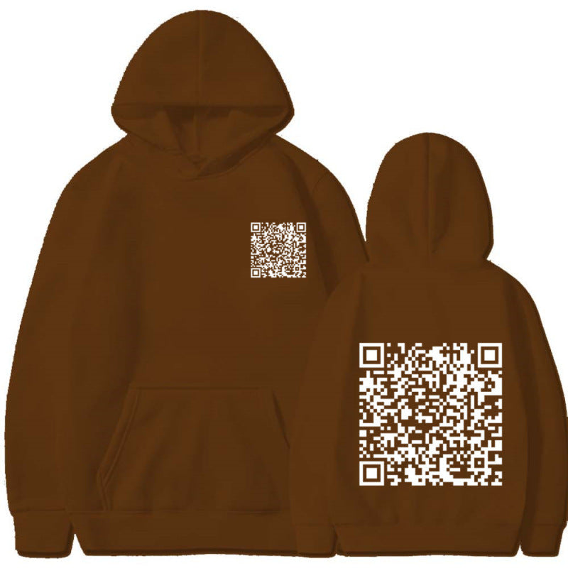 Women's Sporty Hoodie with QR Code Mune Fashion