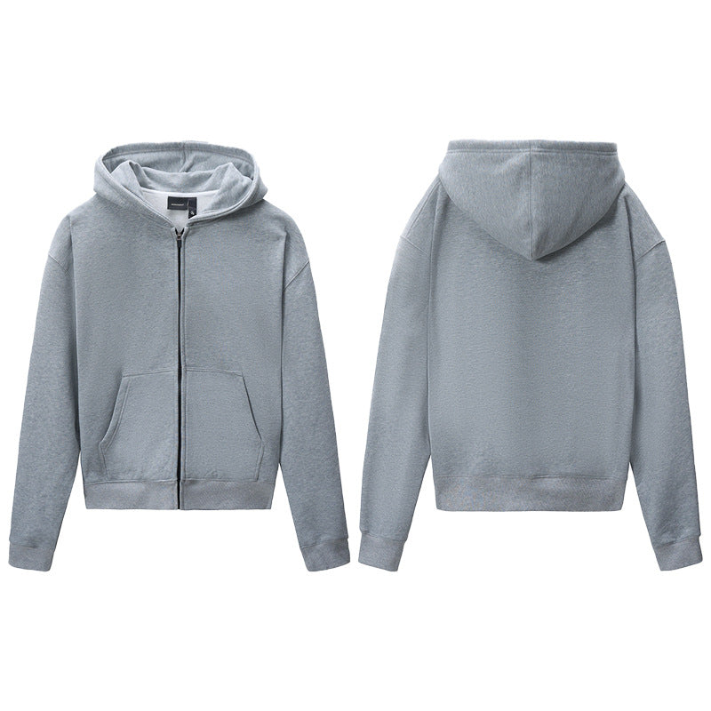 Unisex hoodie jacket with full zip, relaxed oversized fit and kangaroo pocket Mune Fashion