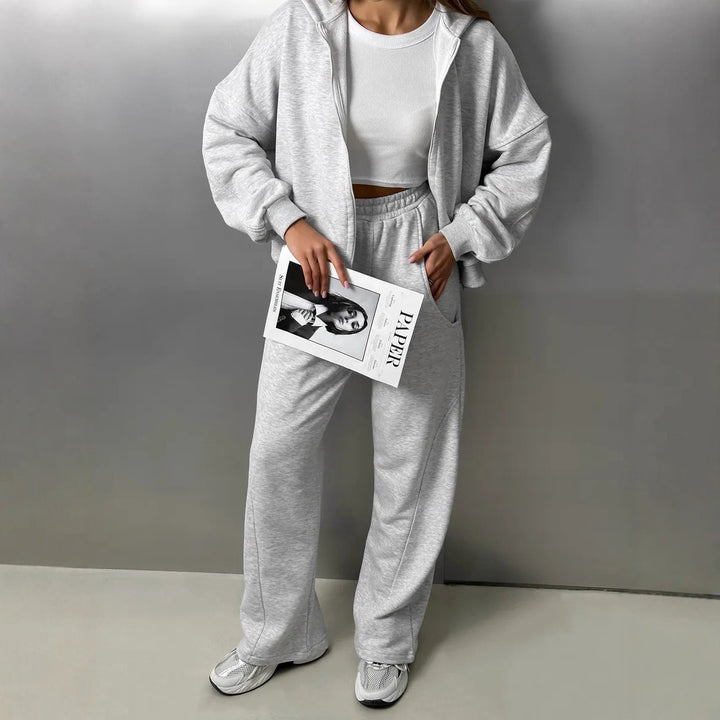 Women's Leisure Hoodie Set Mune Fashion
