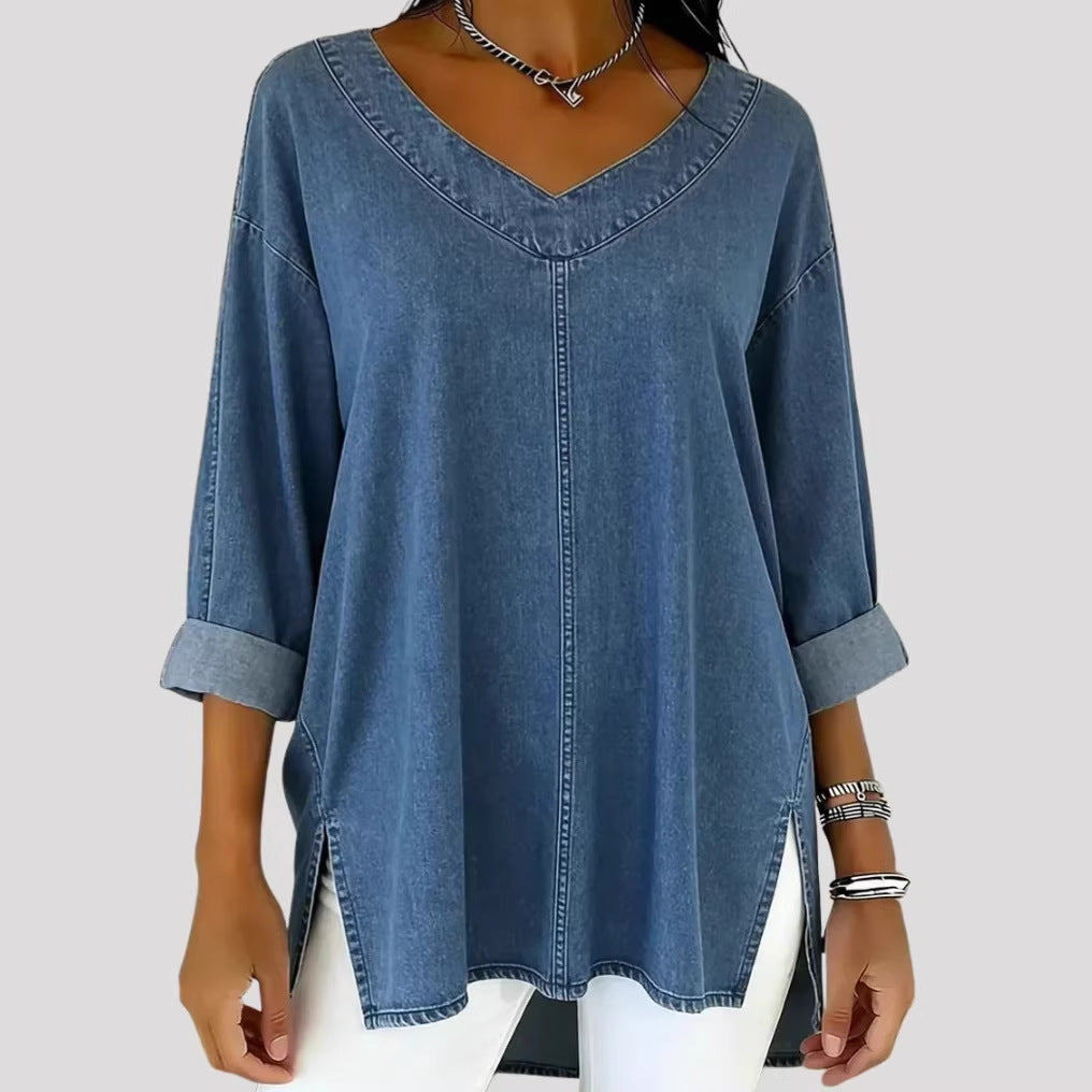 Women's Casual Denim Tunic