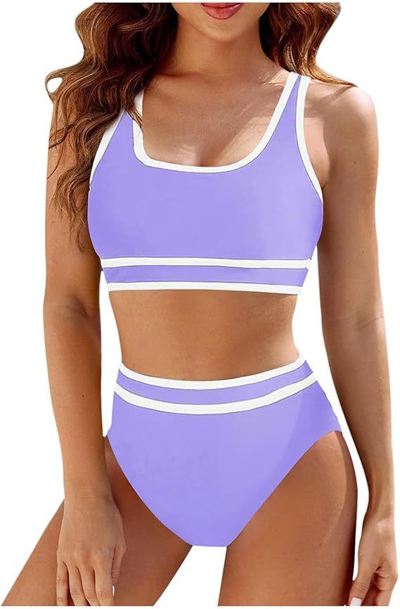 Women High-Waisted Sport Bikini Set Mune Fashion