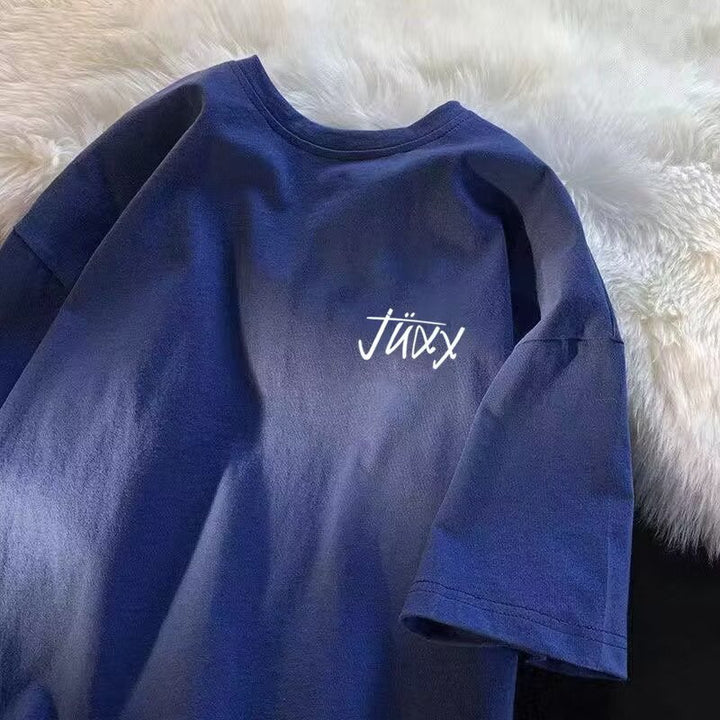 Unisex Casual Oversized T-Shirt with Creative Print Mune Fashion