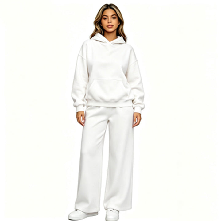 Women Casual Hoodie with Loose Pants Mune Fashion