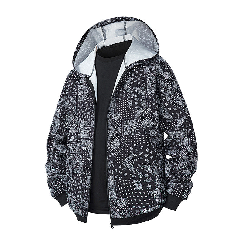 Men's Sporty Outdoor Jacket with Hood Mune Fashion